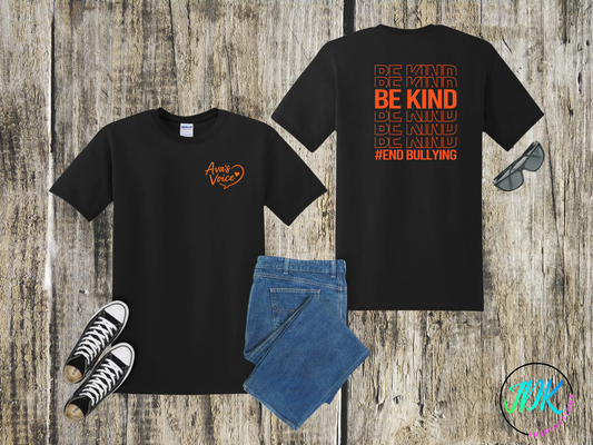 Be Kind Repeat Tee 🖤🧡