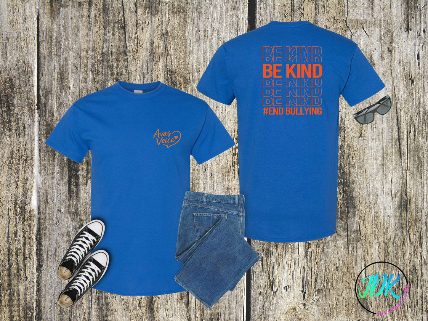 Be Kind Repeat Tee 🖤🧡