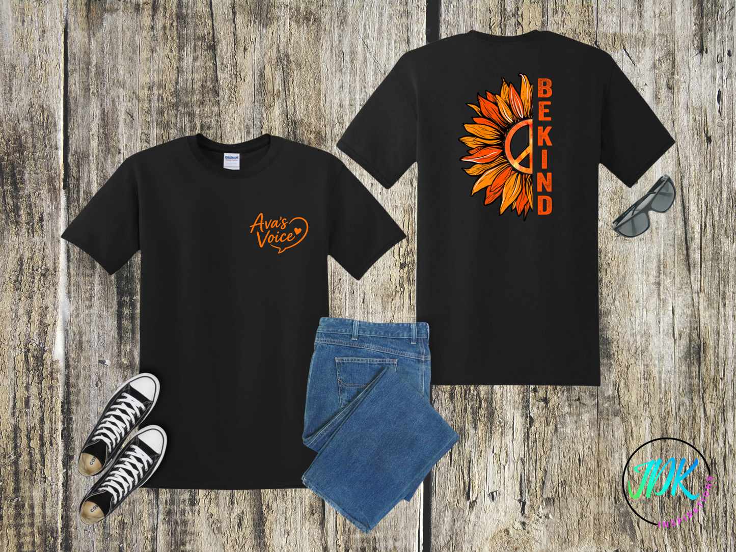 Be Kind Sunflower Tee 🌻🧡