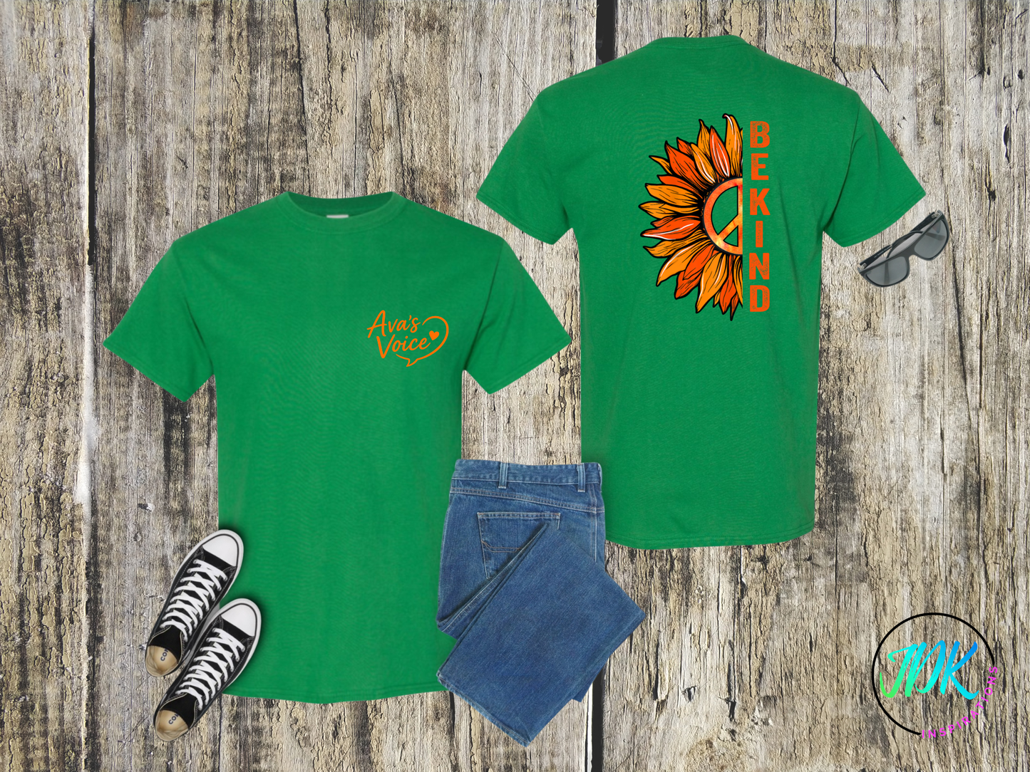 Be Kind Sunflower Tee 🌻🧡