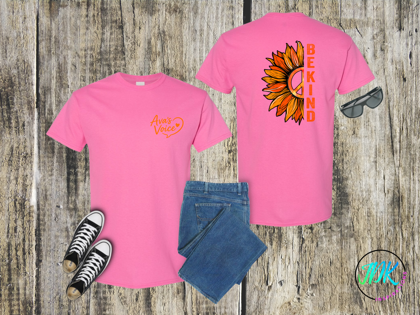 Be Kind Sunflower Tee 🌻🧡