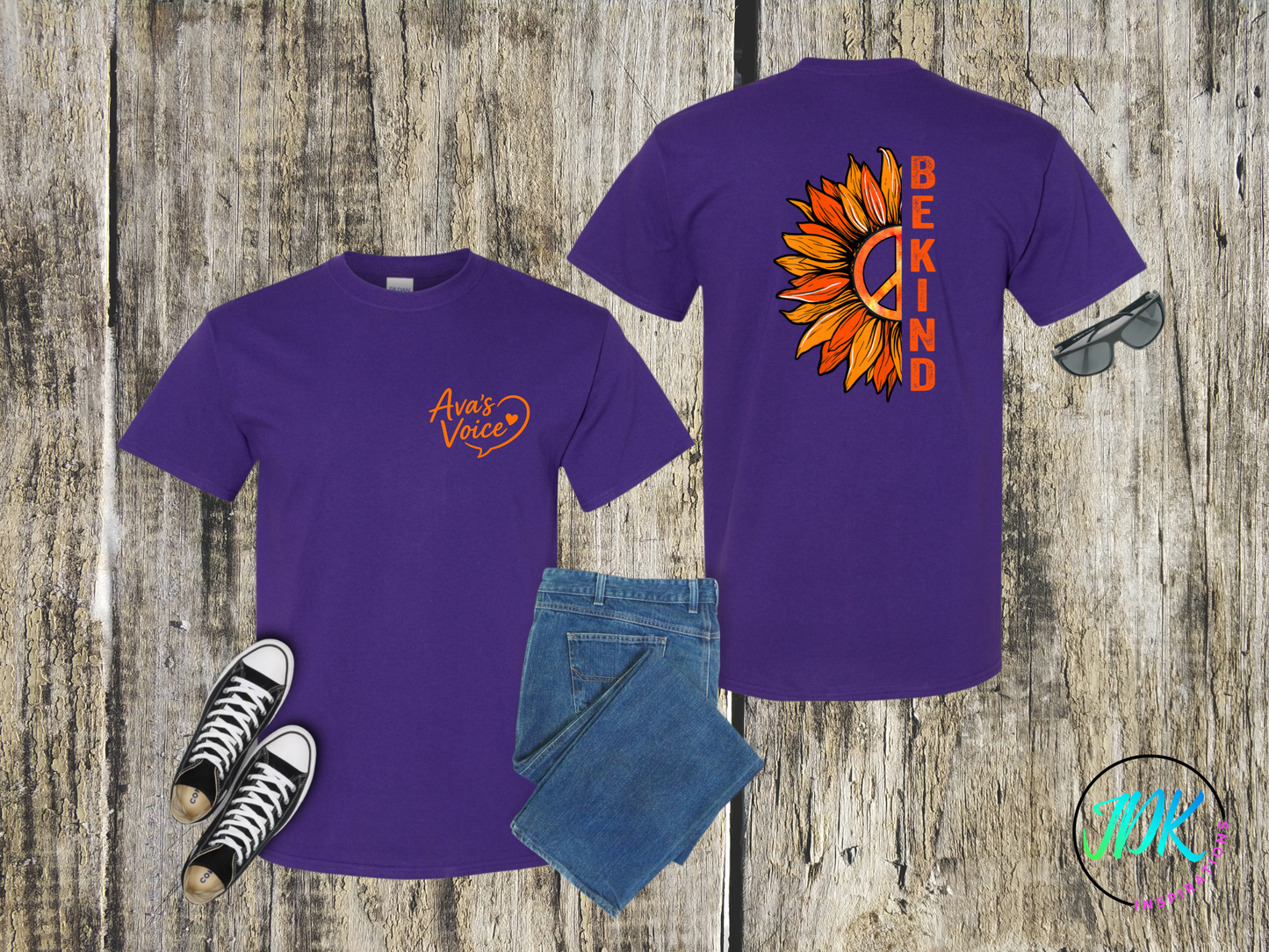 Be Kind Sunflower Tee 🌻🧡