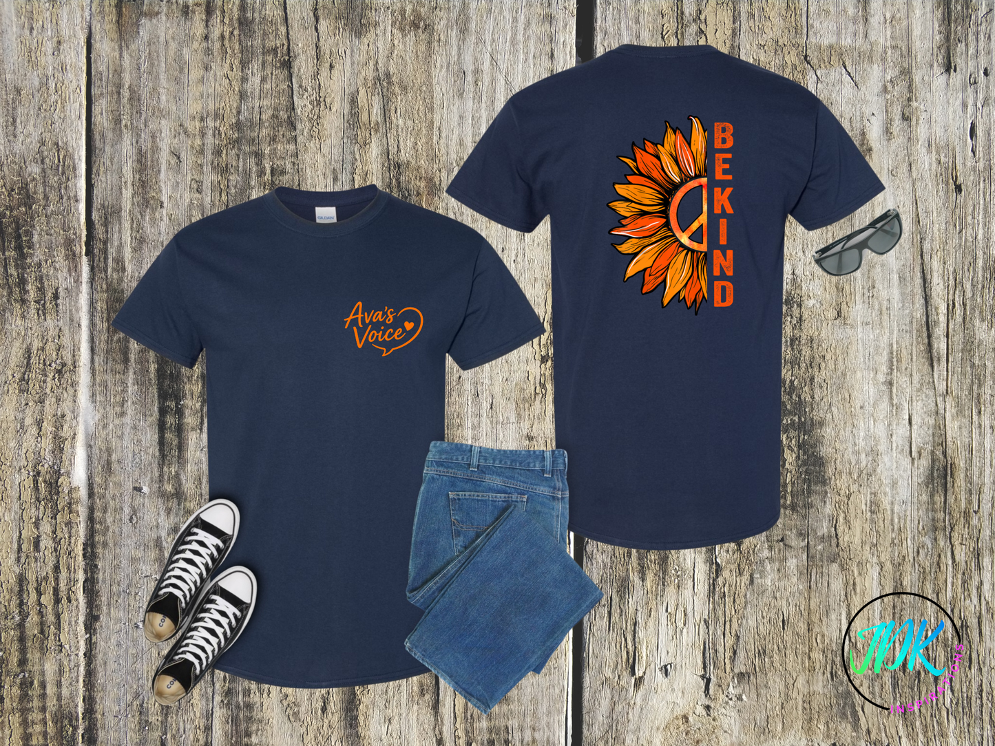 Be Kind Sunflower Tee 🌻🧡