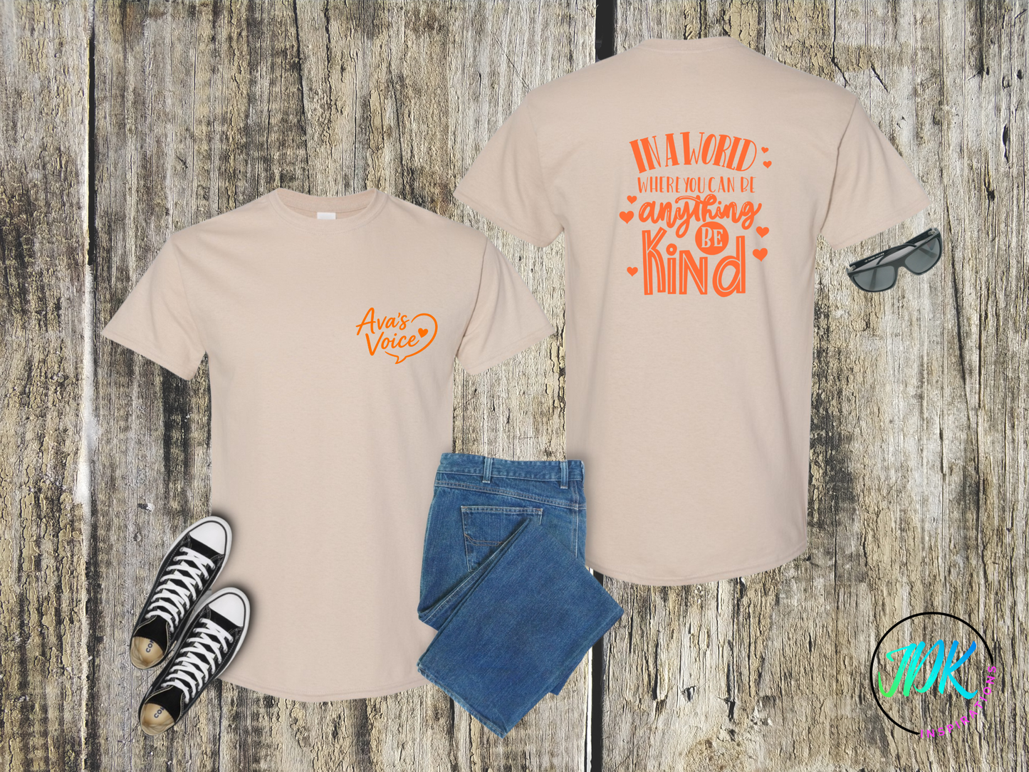 In a World… Be Kind Tee 🖤🧡