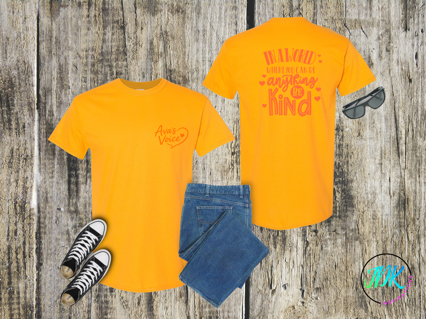 In a World… Be Kind Tee 🖤🧡