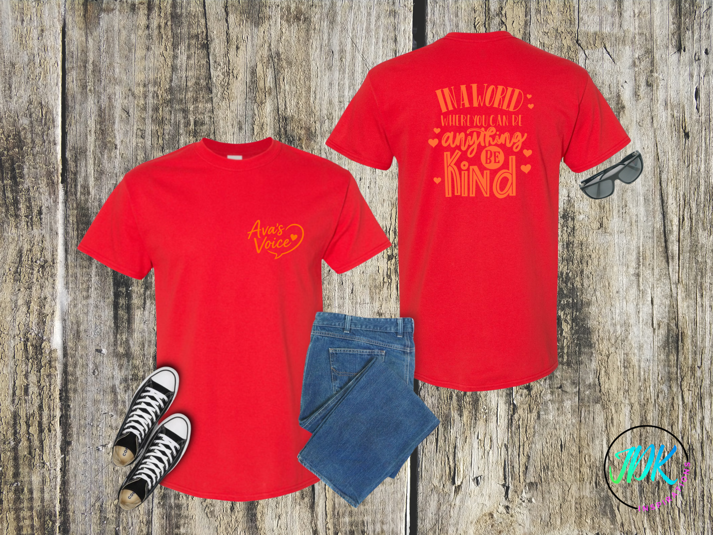 In a World… Be Kind Tee 🖤🧡