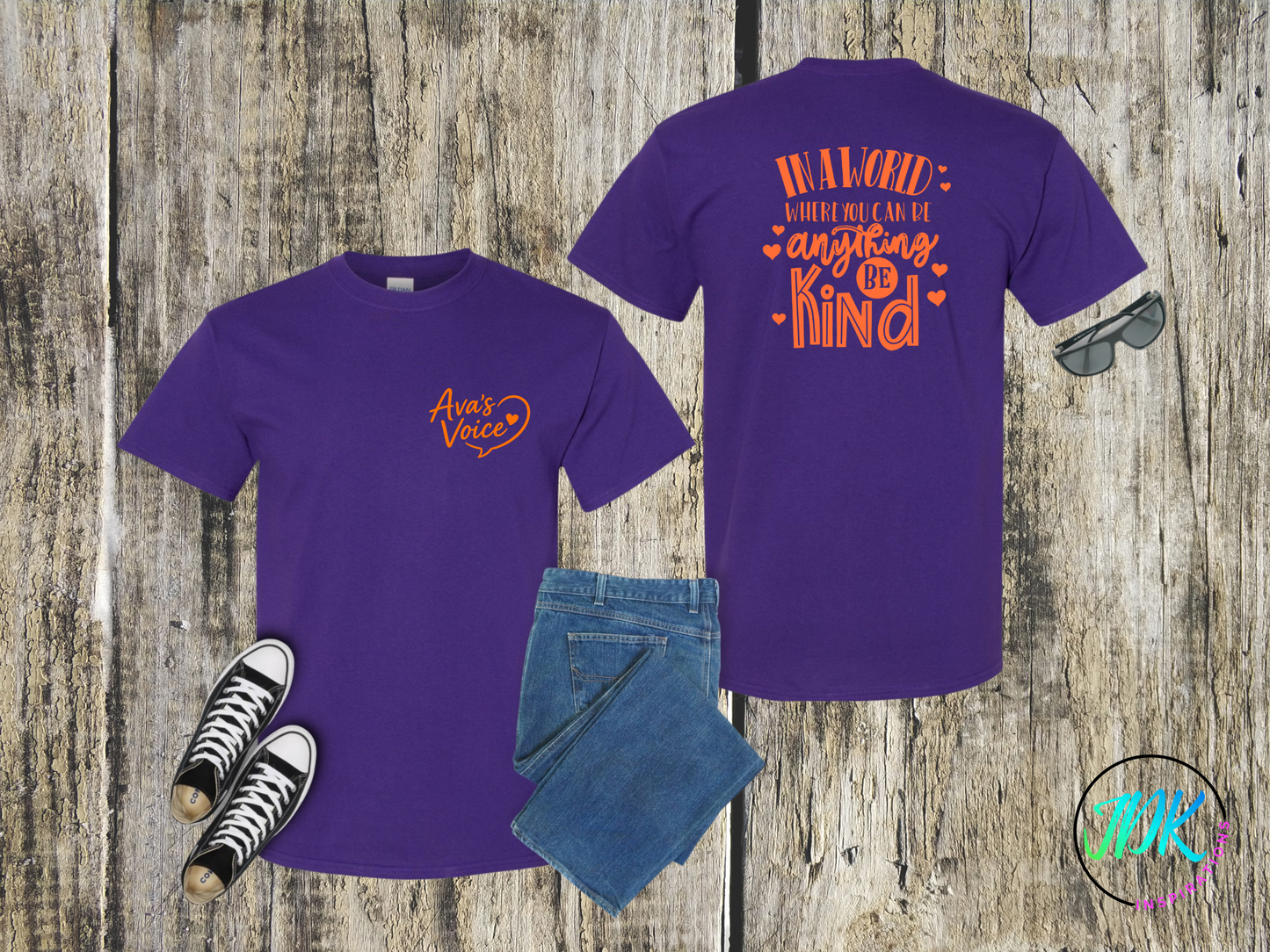In a World… Be Kind Tee 🖤🧡