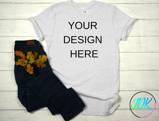 Custom T-Shirt — Upload Your Own Design